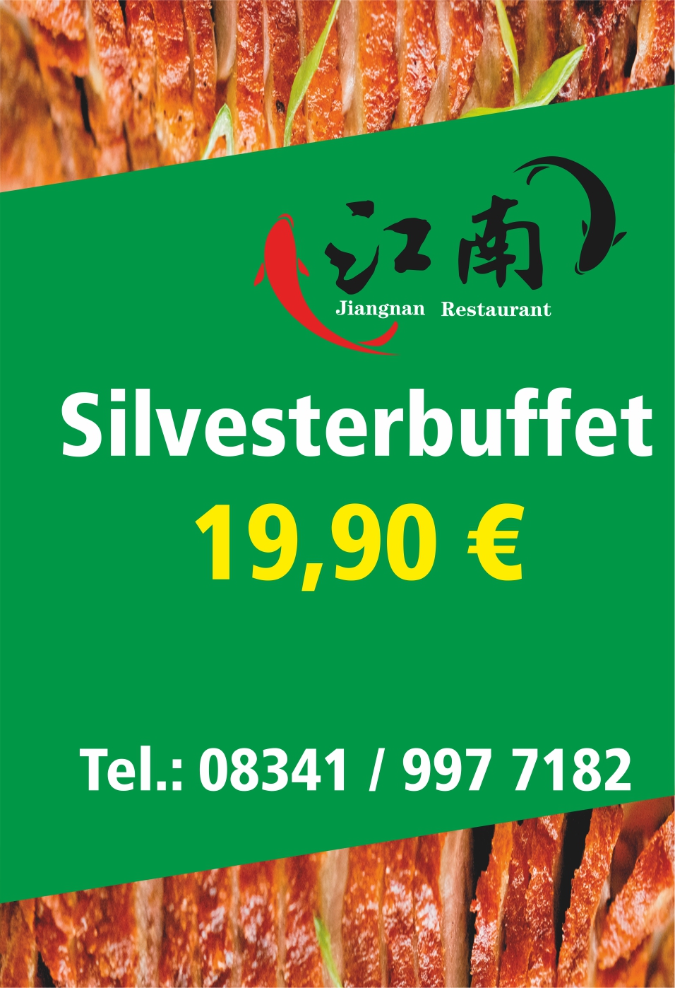 Silvesterbuffet 2021 im Jiangnan Kaufbeuren